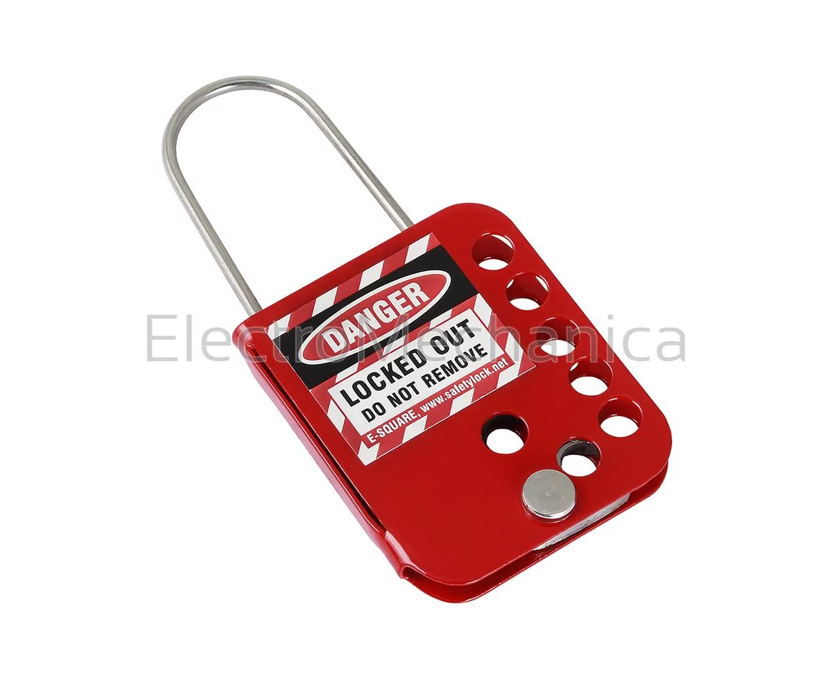 SS HVY/DUTY HASP 7HOLE 3MM SHCKLE
