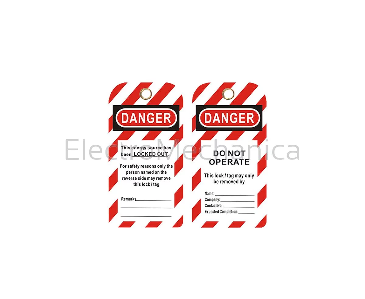 SAFETY LOCKOUT TAGS