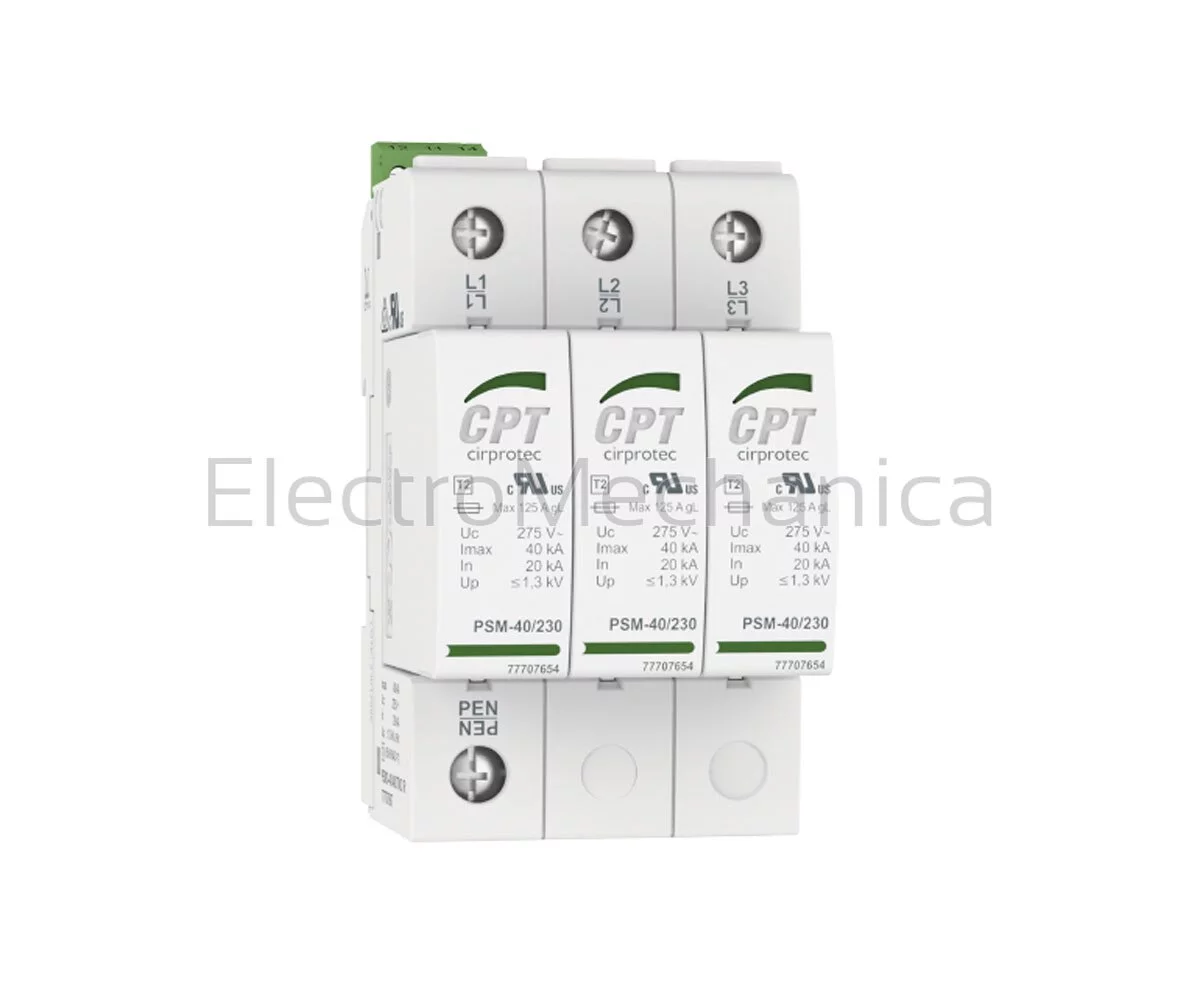 TYPE2 Imax 30kA 3PH SPD 750V +IND