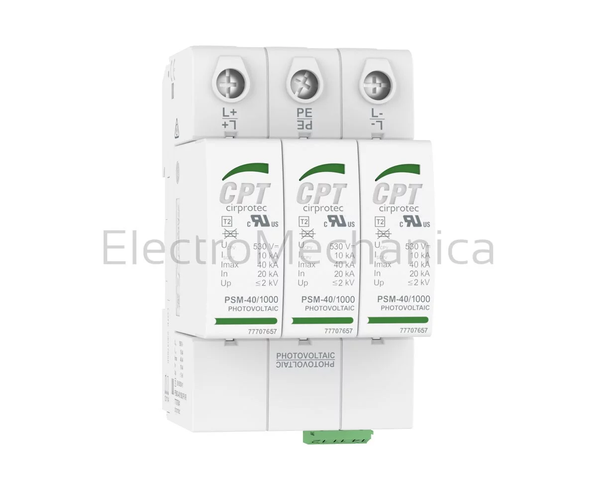 TYPE2 40kA 3P SPD PV 600V +IND