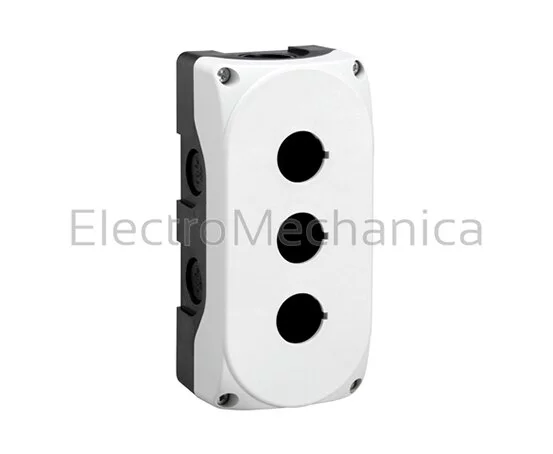 3 HOLE EMPTY P/BUT. STATION-GREY