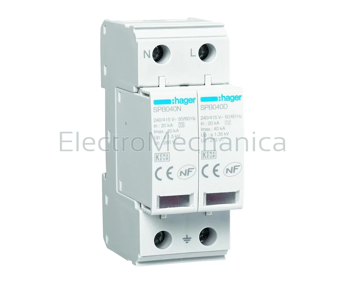 2P T2 Uc 275V In 20kA Imax 40kA