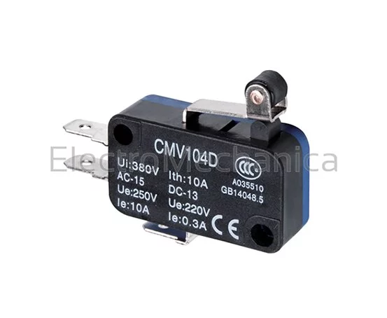 MICRO SW 10A - SHORT ROLLER LEVER