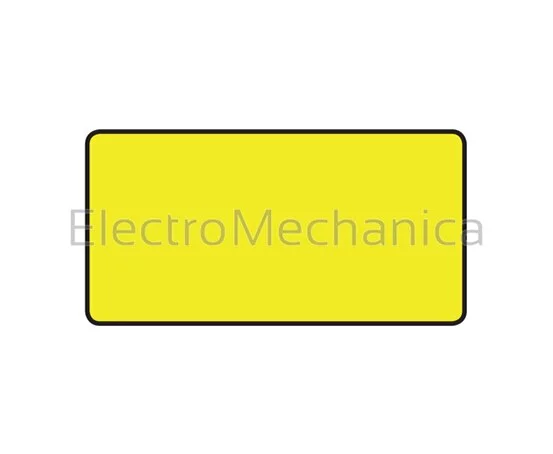 34x74mm ADHESIVE YEL LABEL (100)