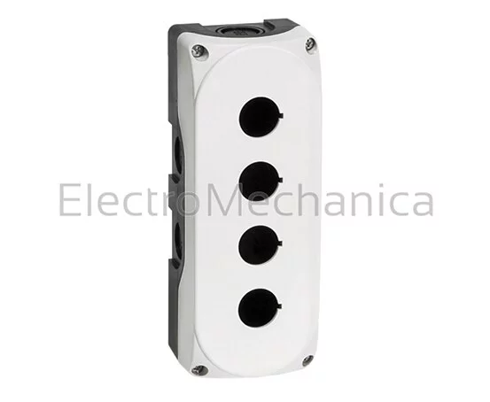 4 HOLE EMPTY P/BUT. STATION-GREY