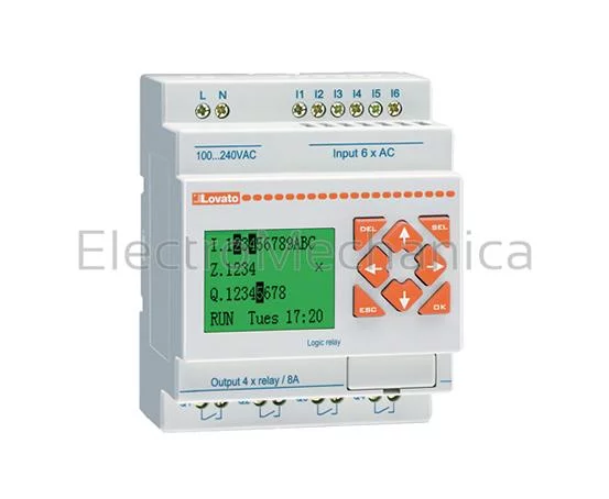 MICRO PLC 6xDI/4xDO 100-240VAC