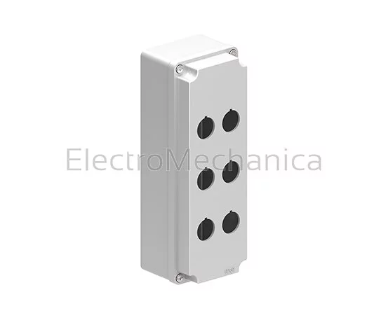 12 HOLE METAL PUSHBUTTON STATION